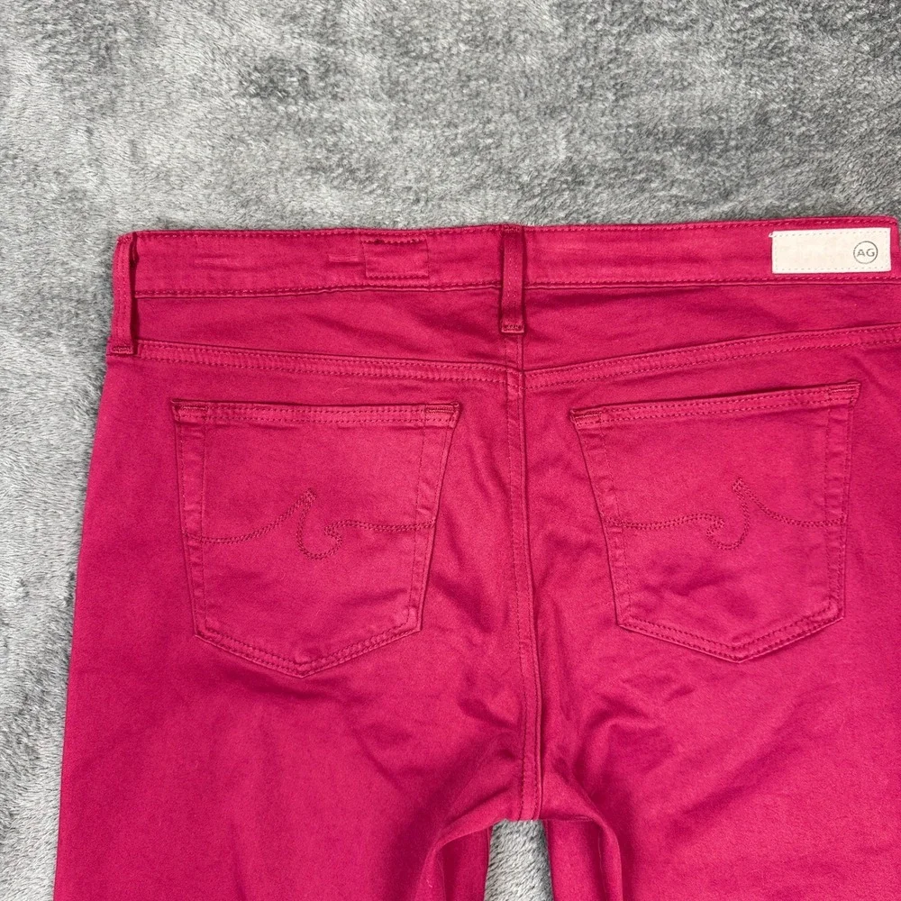 AG Adriano Goldschmied The Stilt Cigarette Leg Pink‎ Jeans Womens - Picture 12 of 15